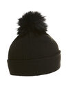Trefoil Fur Bobble Hat
