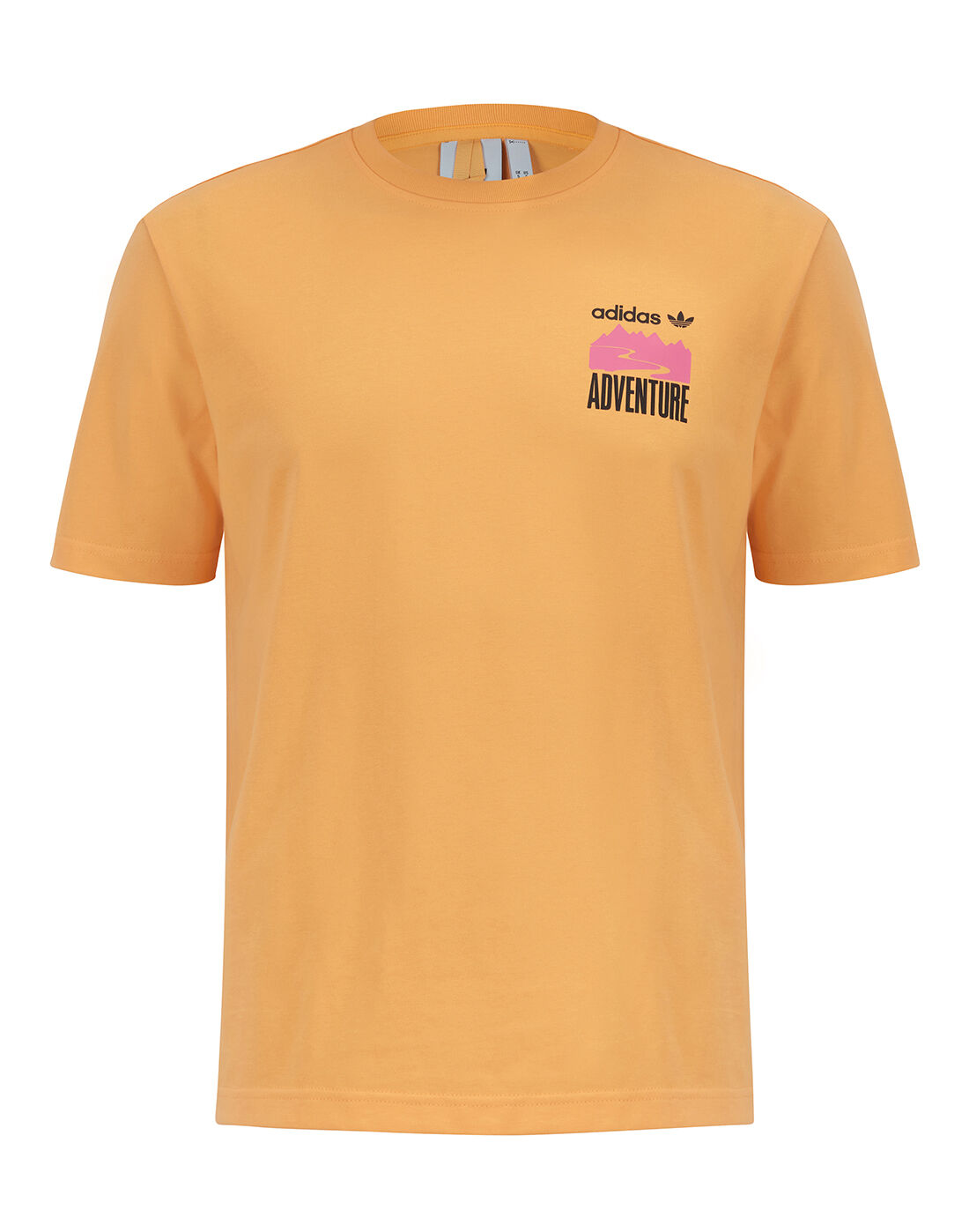 mens orange adidas t shirt