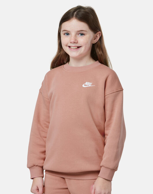 Nike club cheap fleece pullover crew
