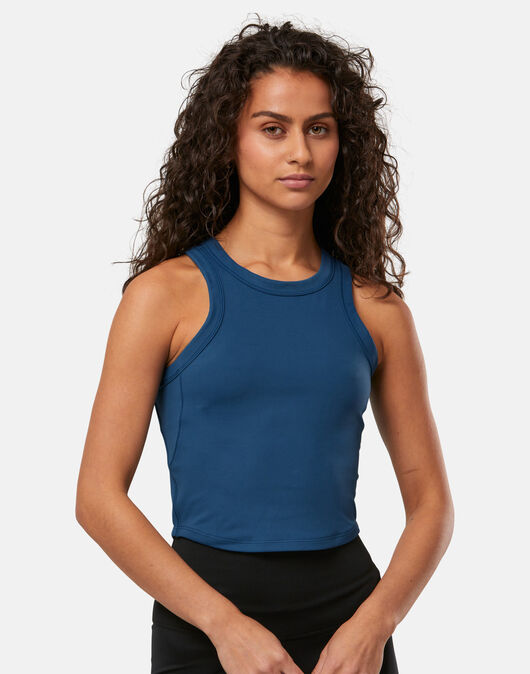 Womens One Fitted Dri-Fit Cropped Tank Top