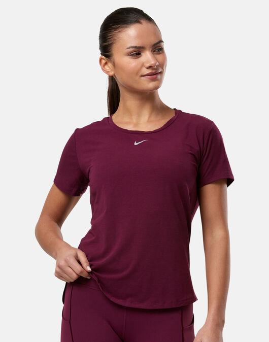 Nike Womens One Luxe Dri-Fit T-Shirt - Purple