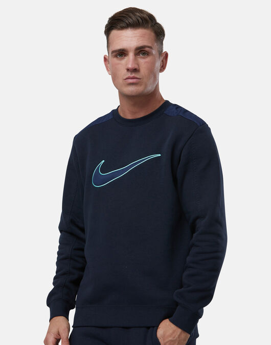 Nike tracksuit crew on sale neck