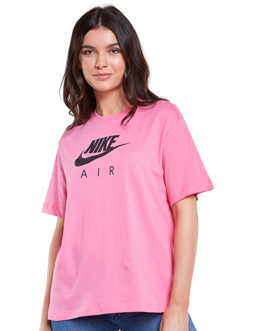 Nike Womens Air Boyfriend T-Shirt - Pink | Life Style Sports IE