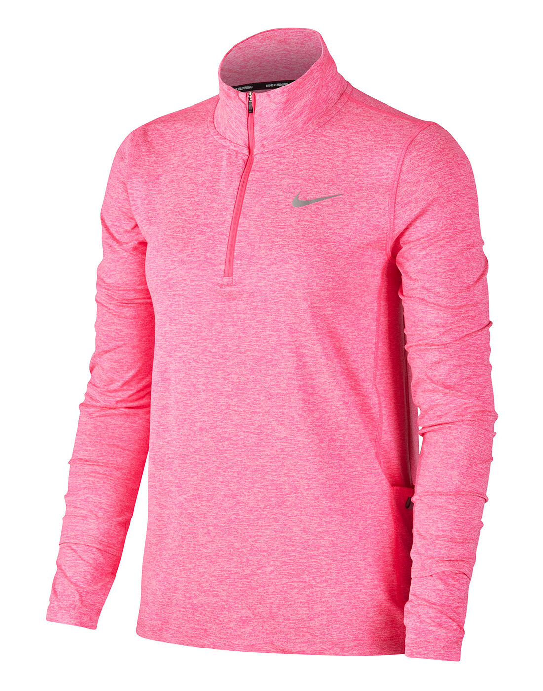 Nike Womens Element Half Zip Top - Pink 