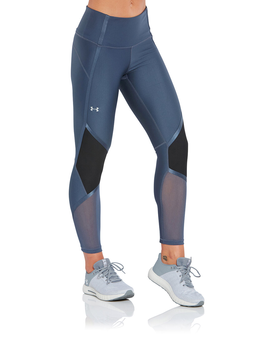 Navy Blue Under Armour Cropped Leggings 