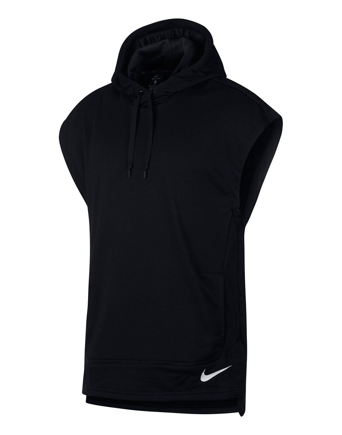 black nike sleeveless hoodie