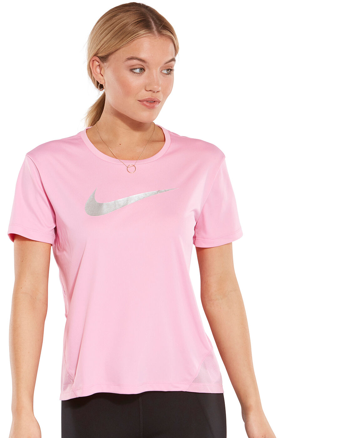 nike women's pink t shirt