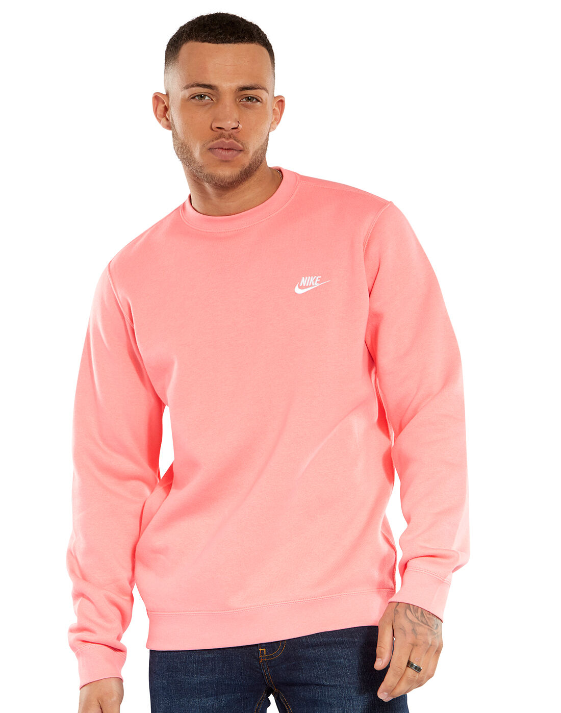mens pink hoodie nike