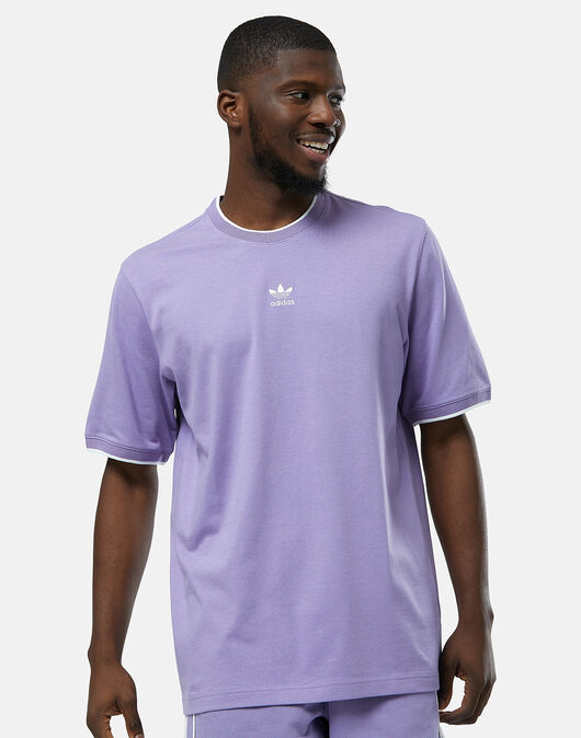 adidas Originals Mens Adicolor T-Shirt - Purple | Life Style Sports IE | T-Shirts