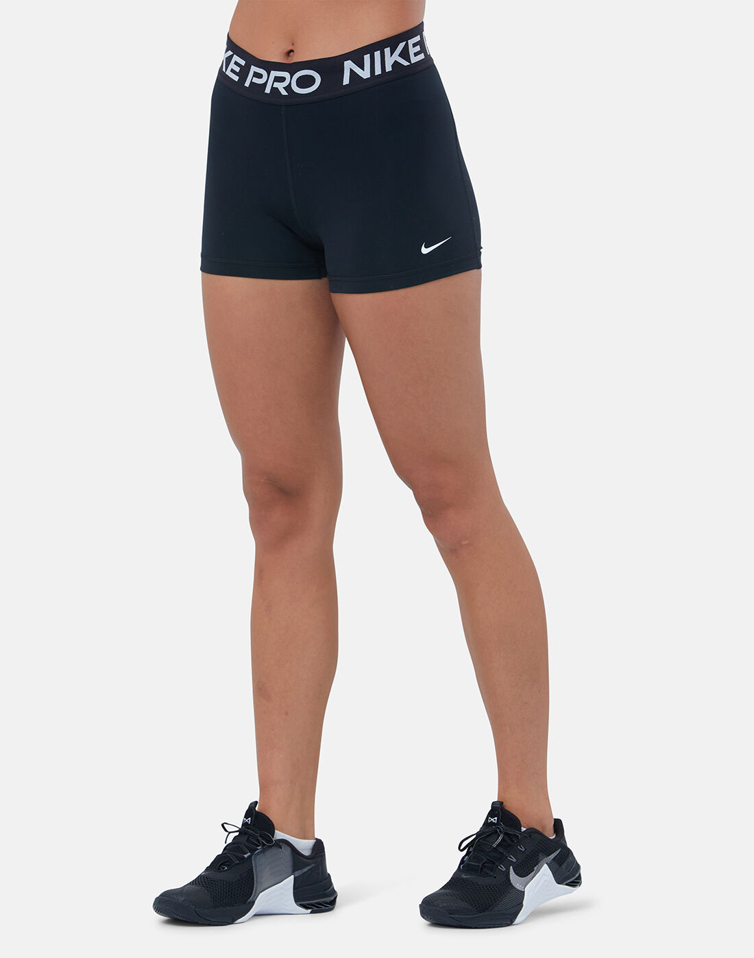 Nike Womens Pro 3 Inch Shorts - Black 