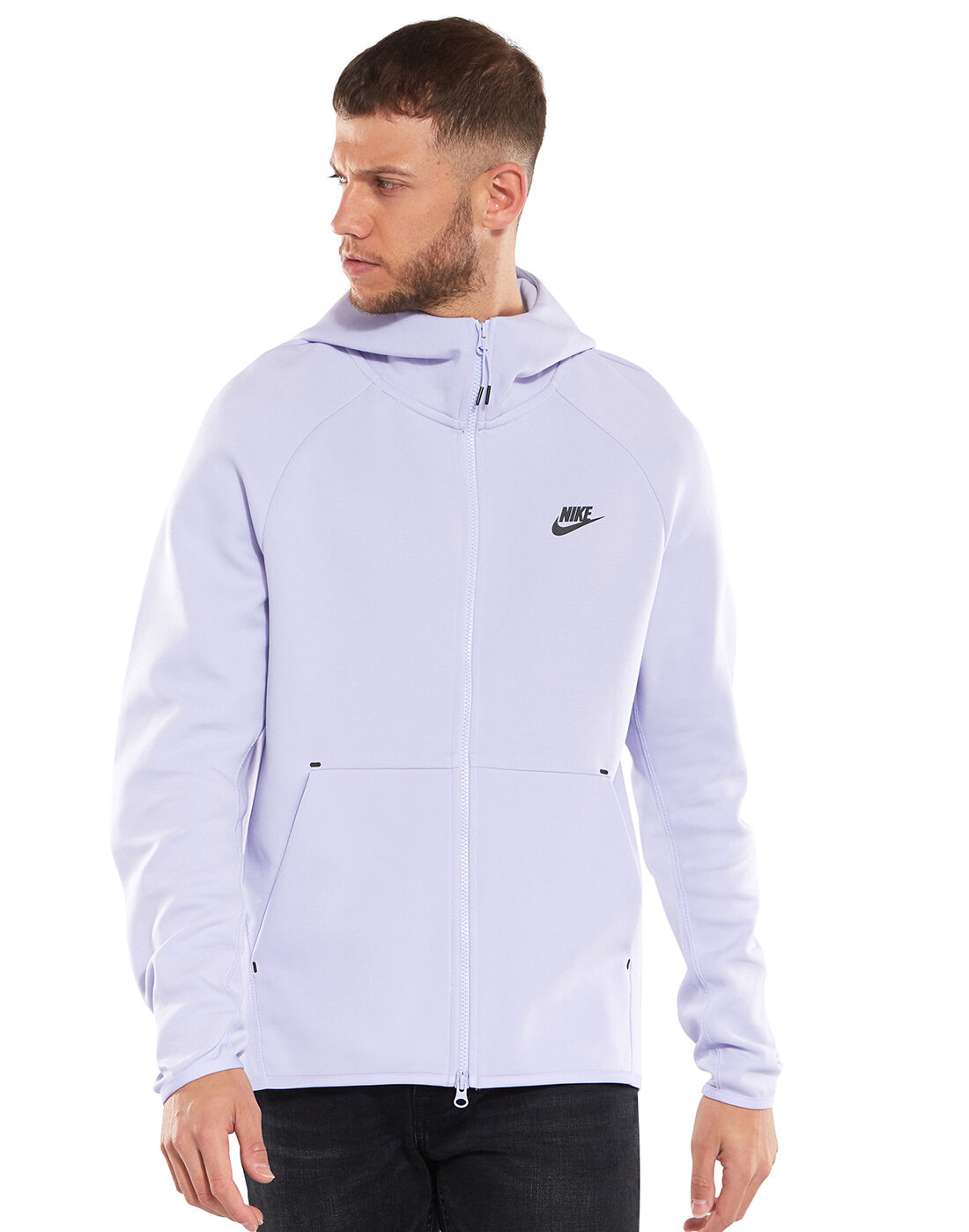 nike tech fleece hoodie lavender