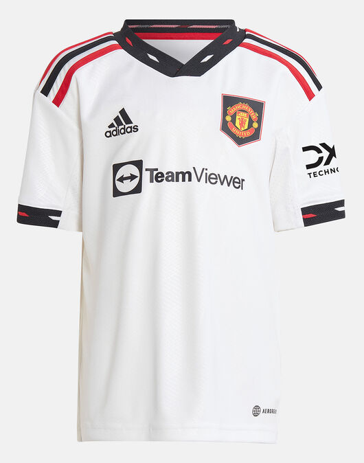 adidas Kids Manchester United 22/23 Away Jersey - White | Life Style ...