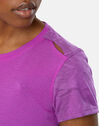 Womens Streaker Snowcloud Short Sleeve T-Shirt