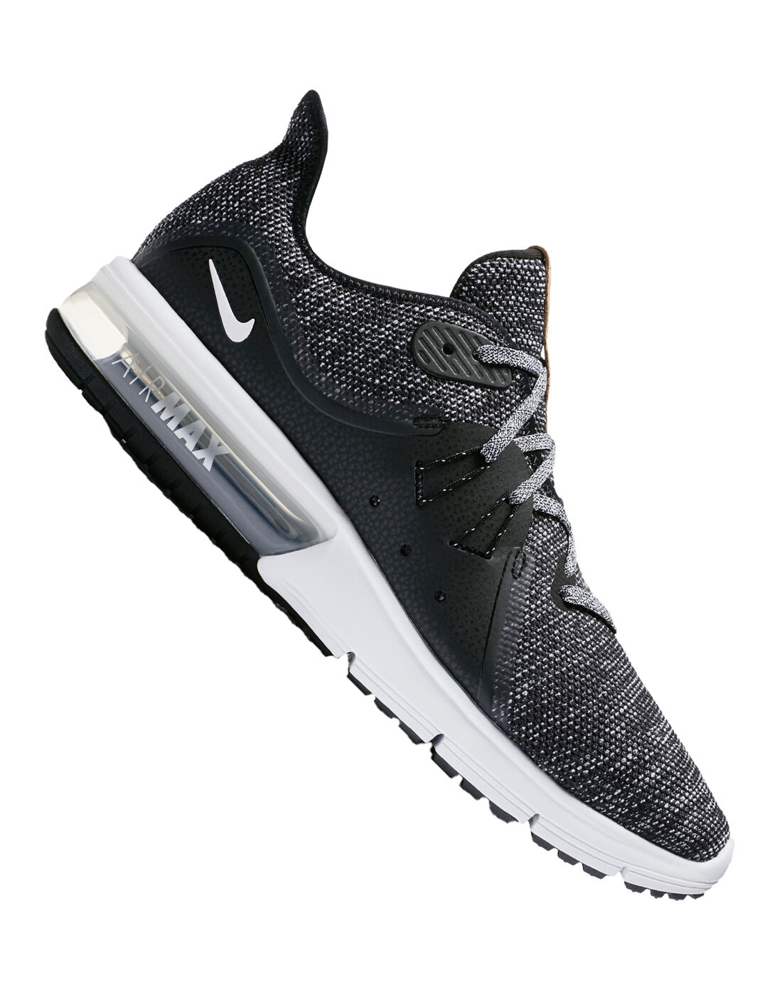 nike air max sequent 3 monochrome knitted trainers