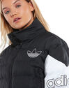 Womens Cropped Puffer Jacket