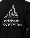 Mens Adventure Volcano Long Sleeve T-Shirt