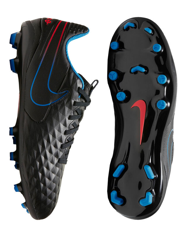 Image of Nike Kids Tiempo Legend 8 Firm Ground Football Boots - Black - 5