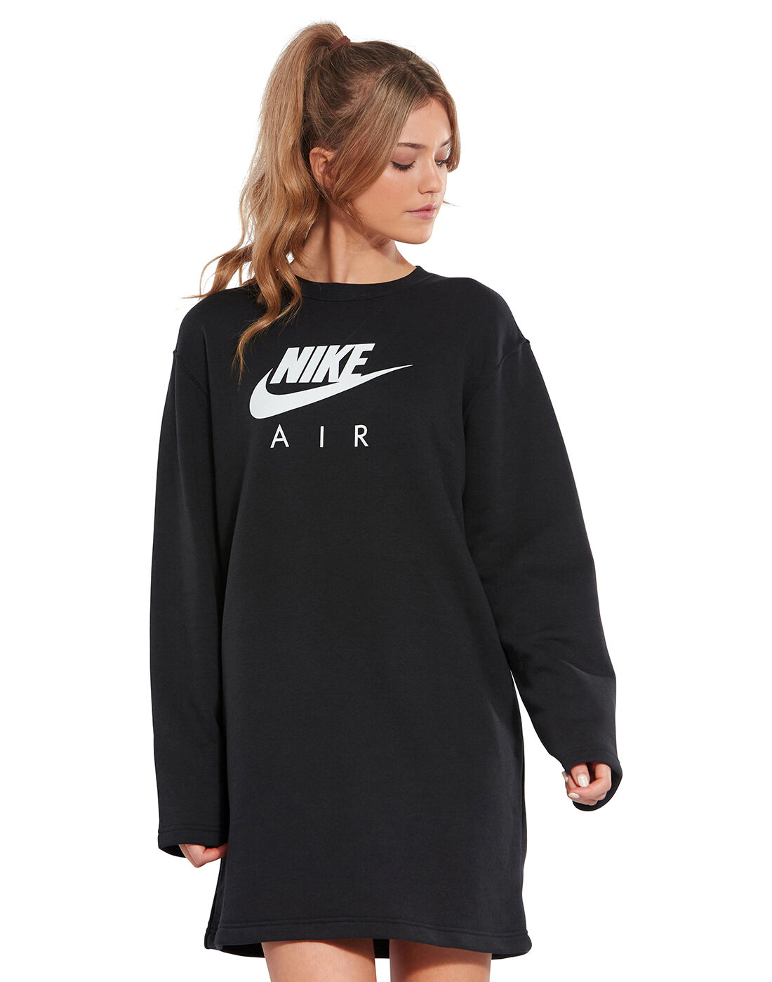 Nike Womens Air Crew Dress - Black 