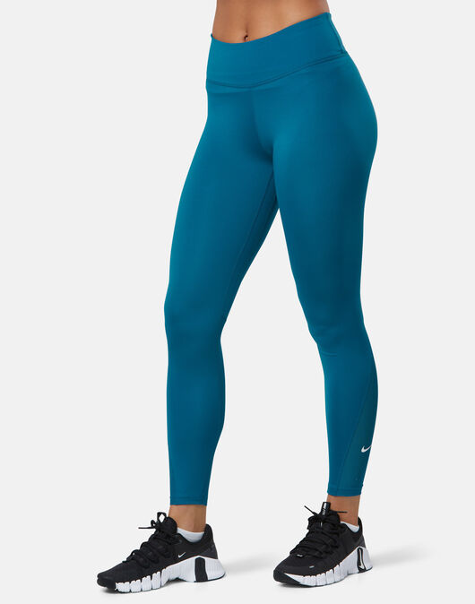 Nike Womens 7/8 One Leggings - Blue