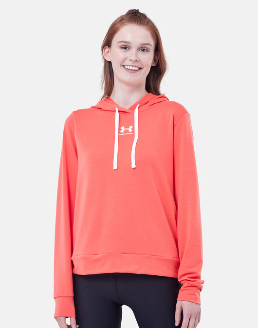 Under Armour Womens Rival Terry Hoodie - Red