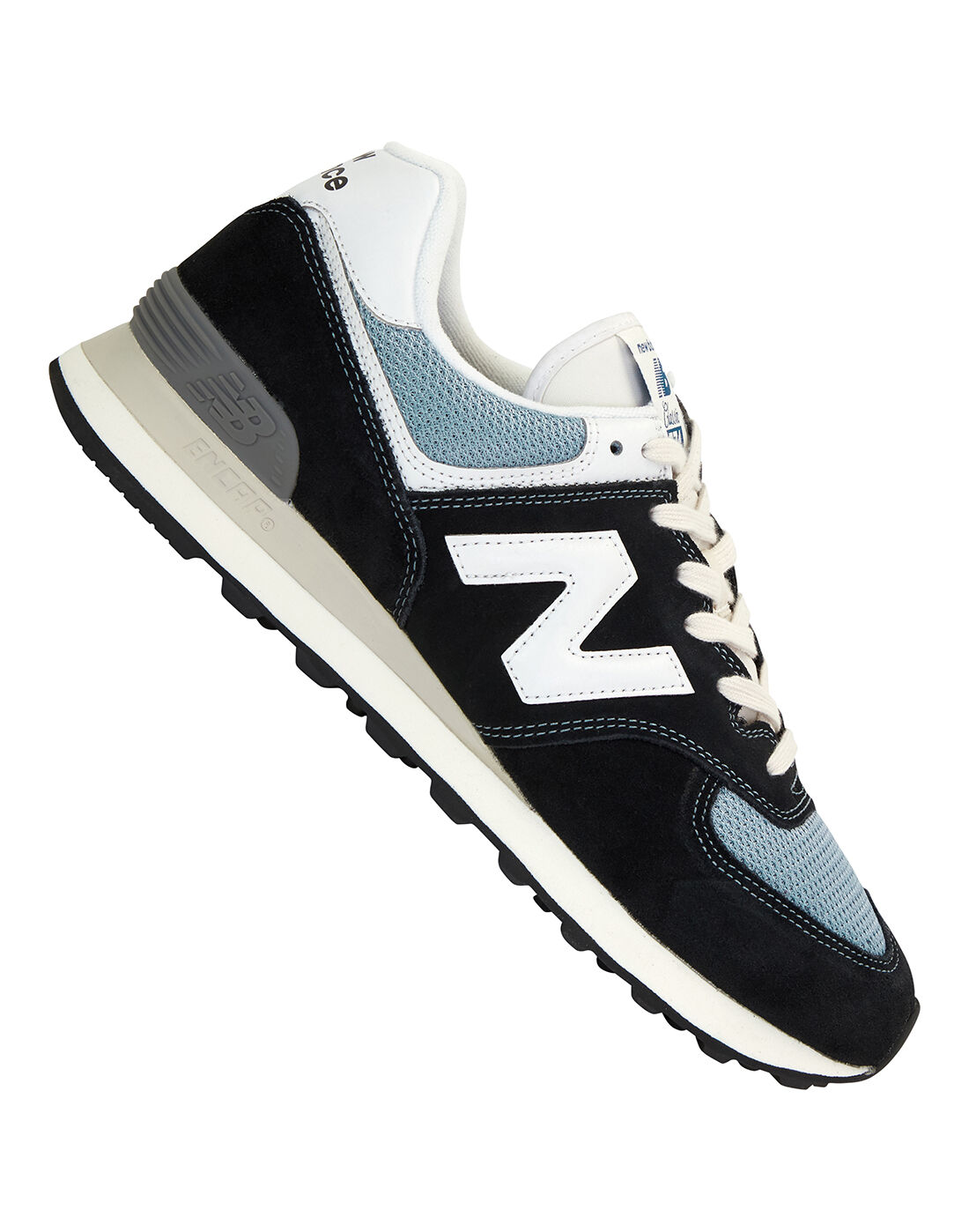 new balance black limited edition 574 trainers