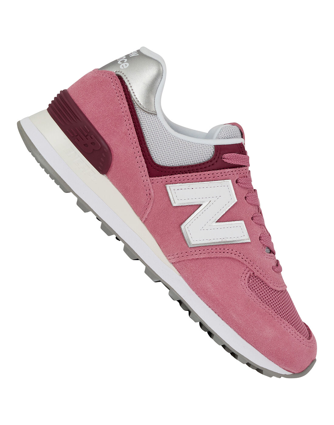 New Balance Womens 574 Trainers - Pink 