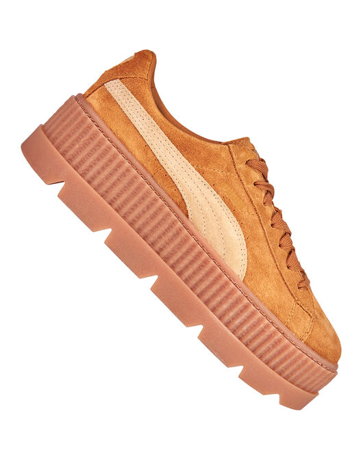 Womens Cleated Creeper Suede