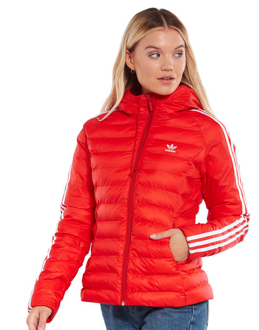 adidas Originals Womens Slim Jacket - Red | Life Style Sports UK