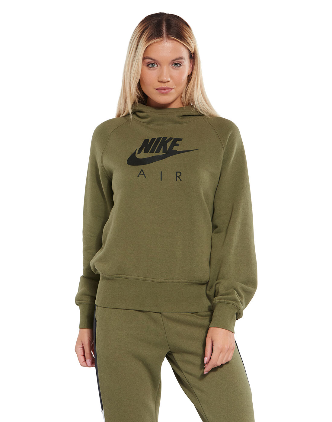 green nike hoodie womens