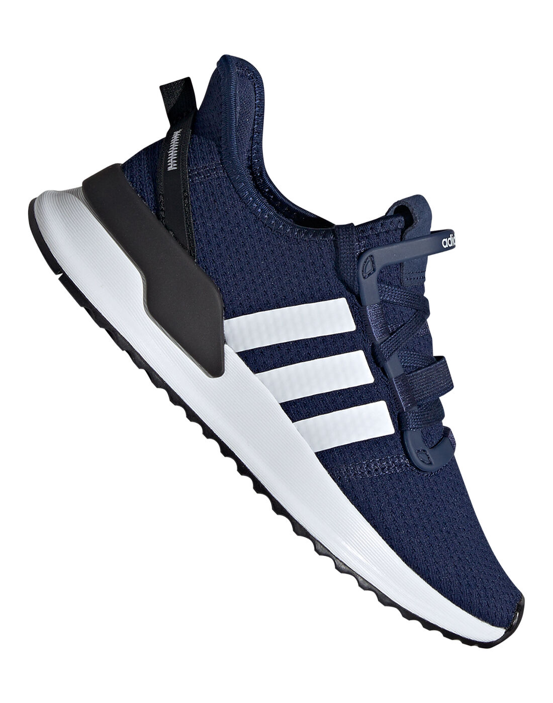 navy adidas trainers