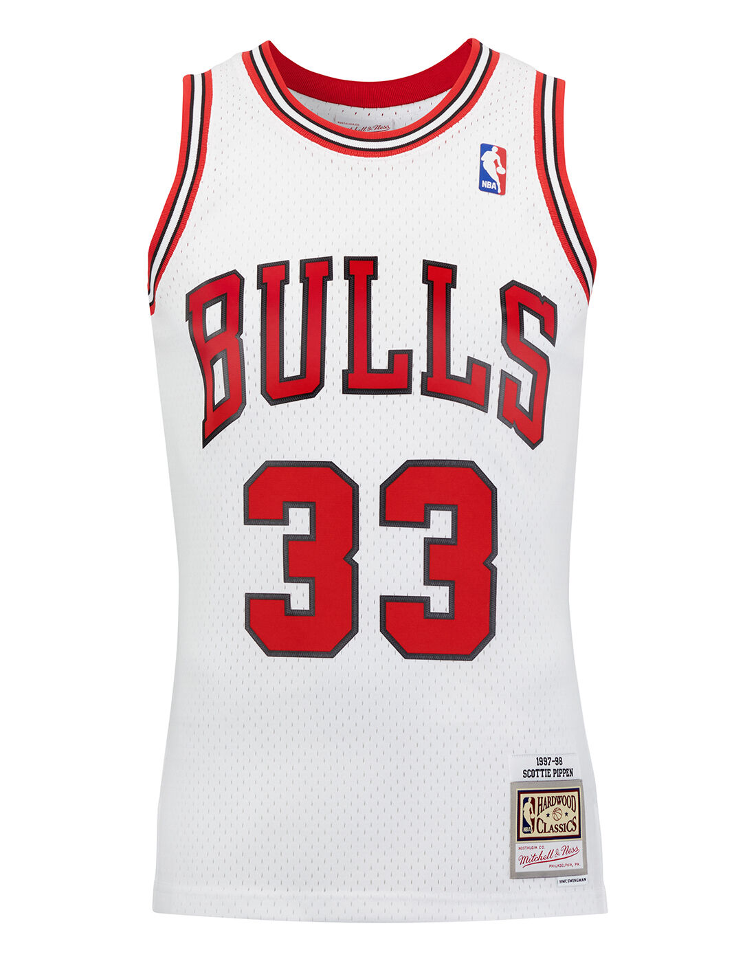 white pippen jersey