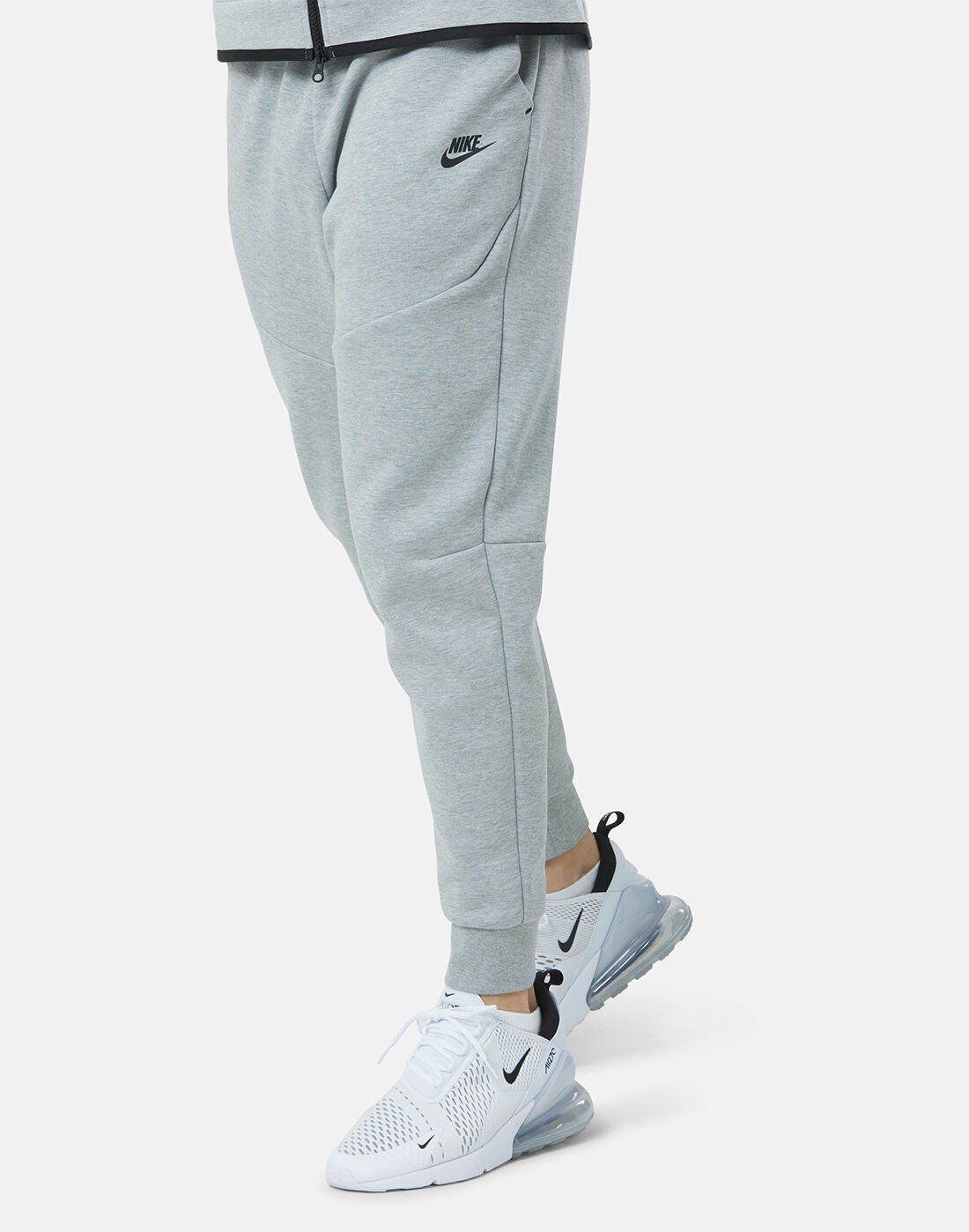 nike tech fleece track pants grey
