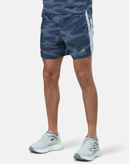 Mens Printed Accelerate 5 Inch Shorts