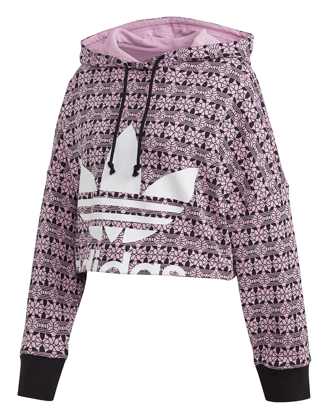 women's adidas originals graphic allover print hoodie