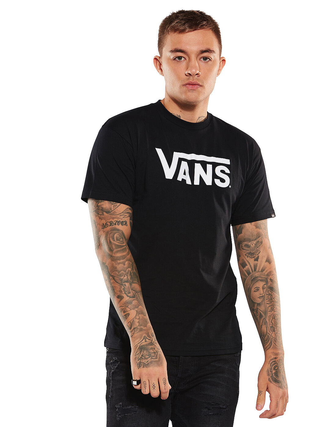 Men's Black Vans T-Shirt | Life Style 