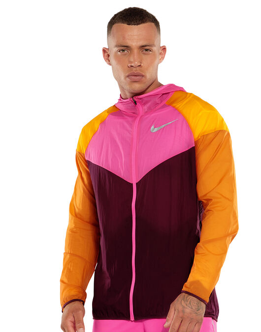 Men's Pink Windrunner Jacket Life Style