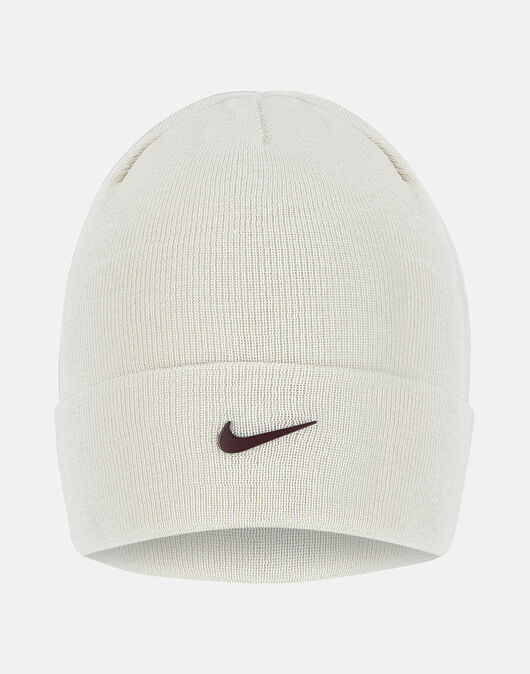 Nike Cuffed Swoosh Beanie - White | Life Style Sports IE