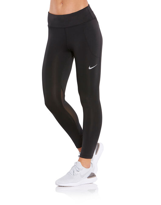 Nike Womens Fast Cropped Leggings - Black