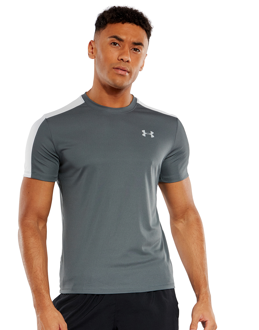 Under Armour Mens Speed Stride T-Shirt - Grey | Life Style Sports IE