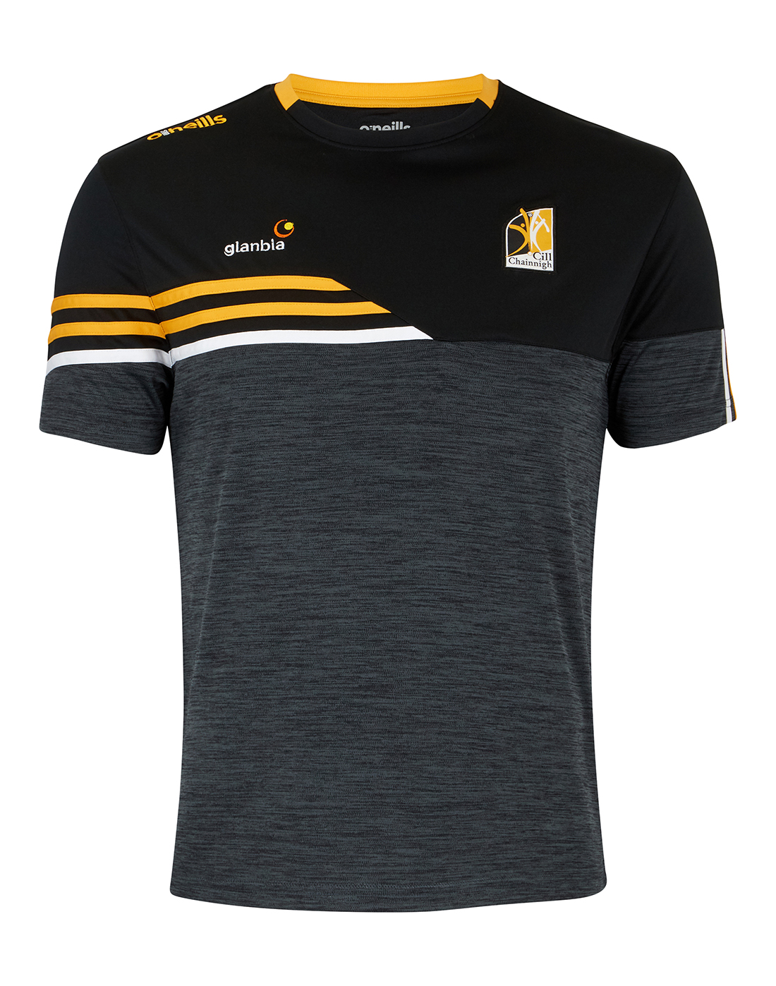 New O’Neills Boys’ Kilkenny GAA Nevis Short Sleeve T-Shirt 