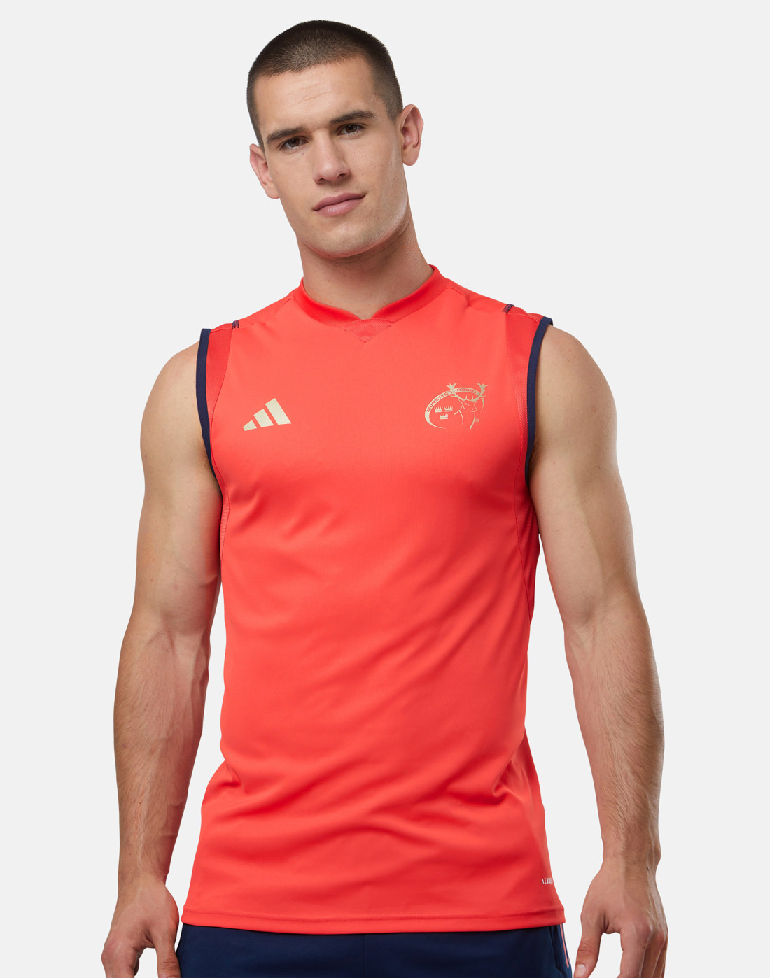 adidas Adults Munster Training Singlet - Red | Life Style Sports IE