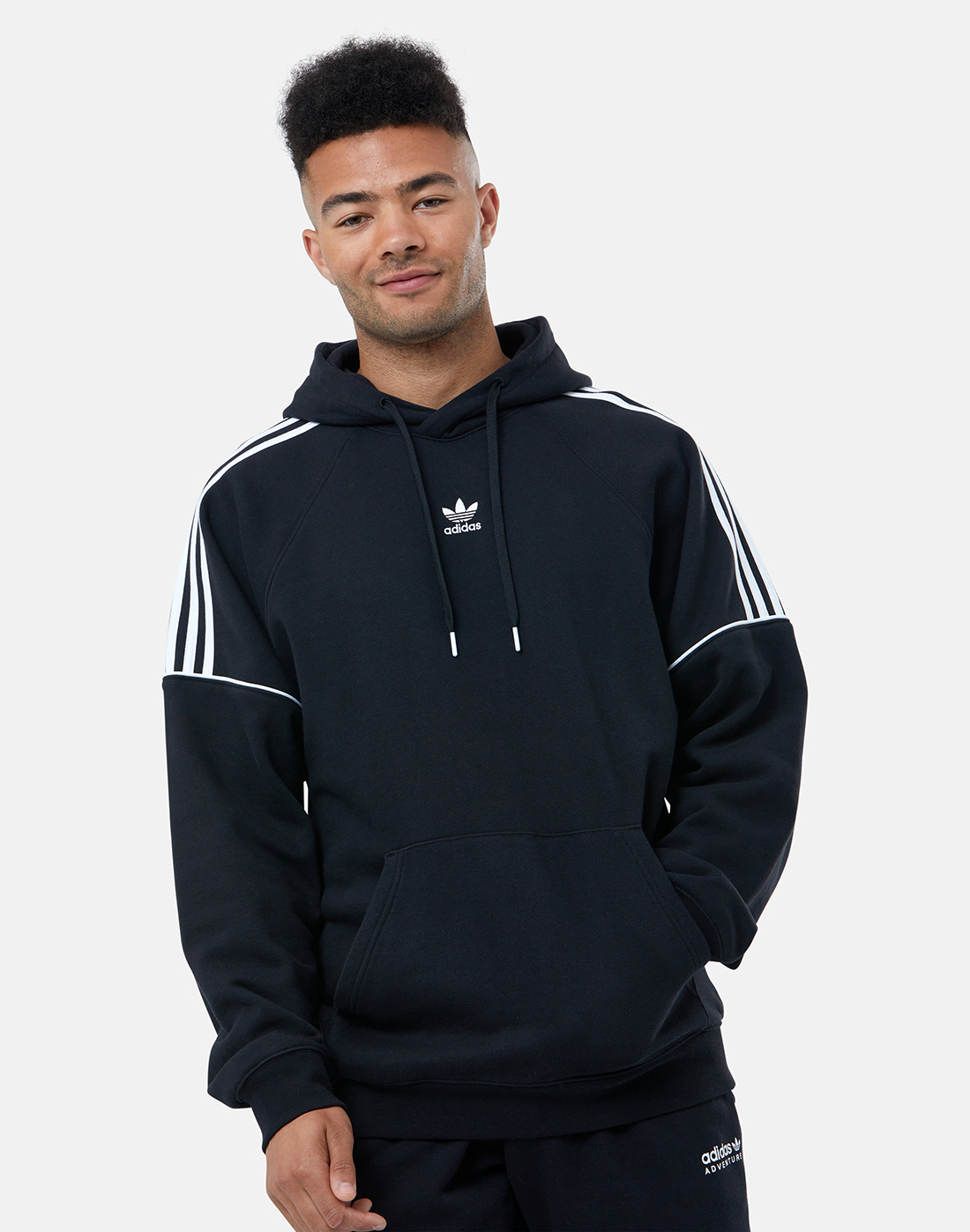 adidas Originals Mens Rekive Hoodie - Black | Life Style Sports IE