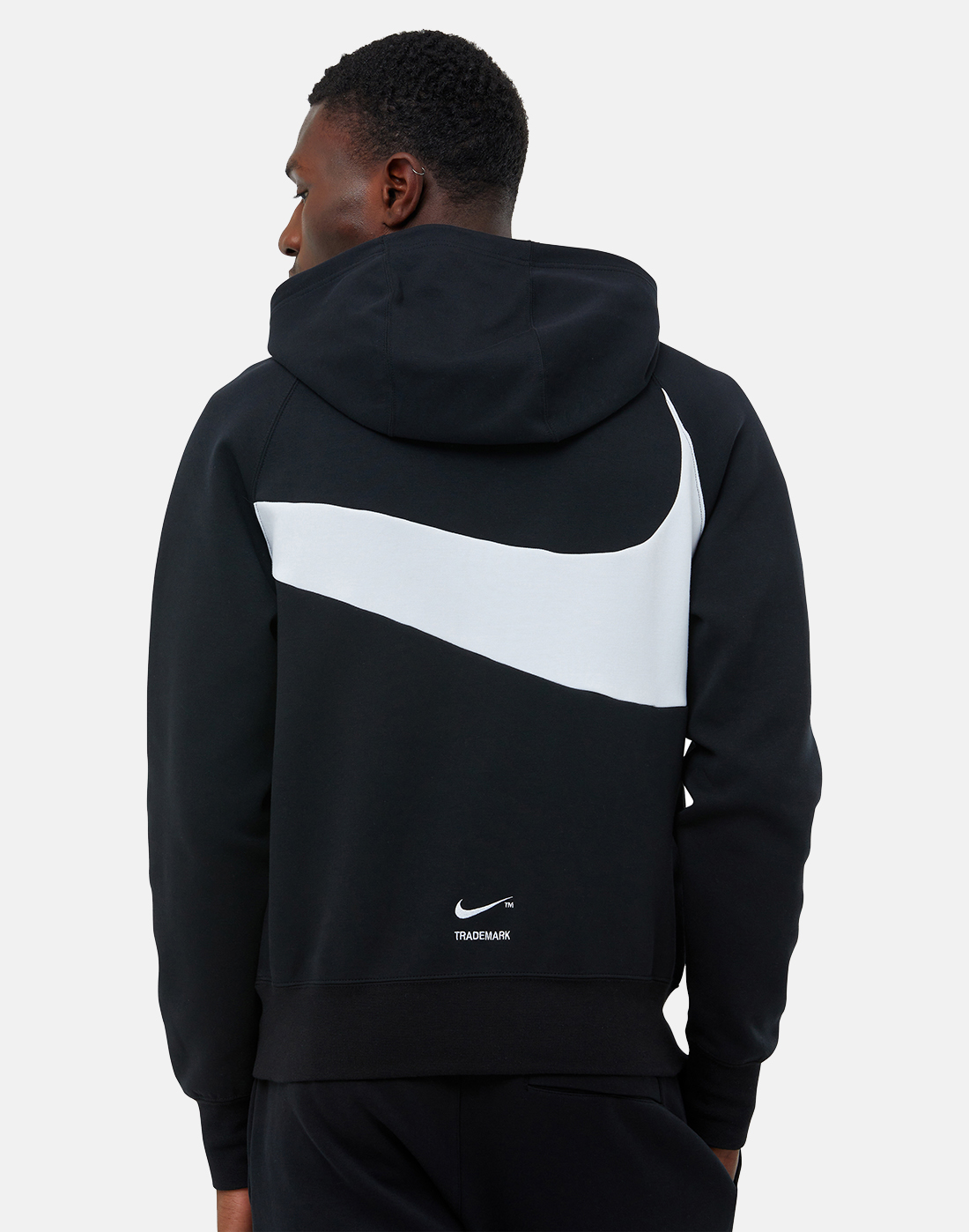 Nike Mens Swoosh Tech Fleece Hoodie - Black | Life Style Sports UK