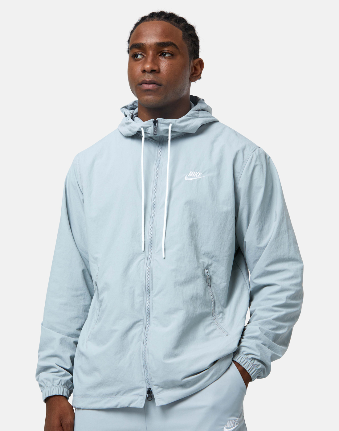 Nike Mens Club Woven Jacket - Grey | Life Style Sports EU