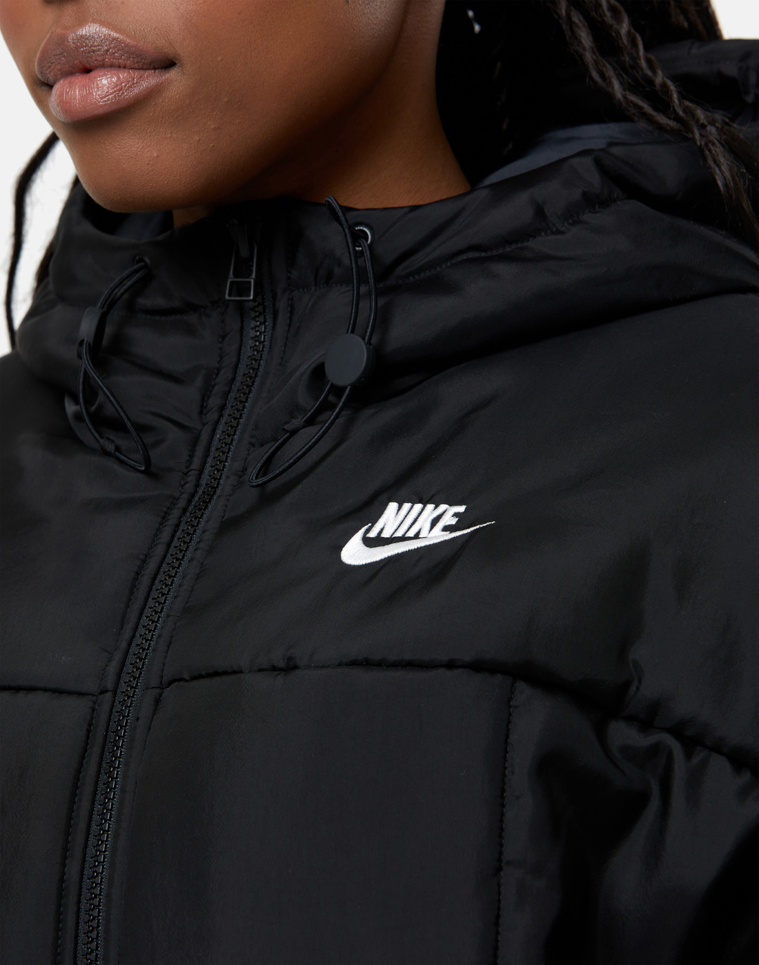 Nike Womens Essential Classic Puffer Coat - Black | Life Style Sports UK