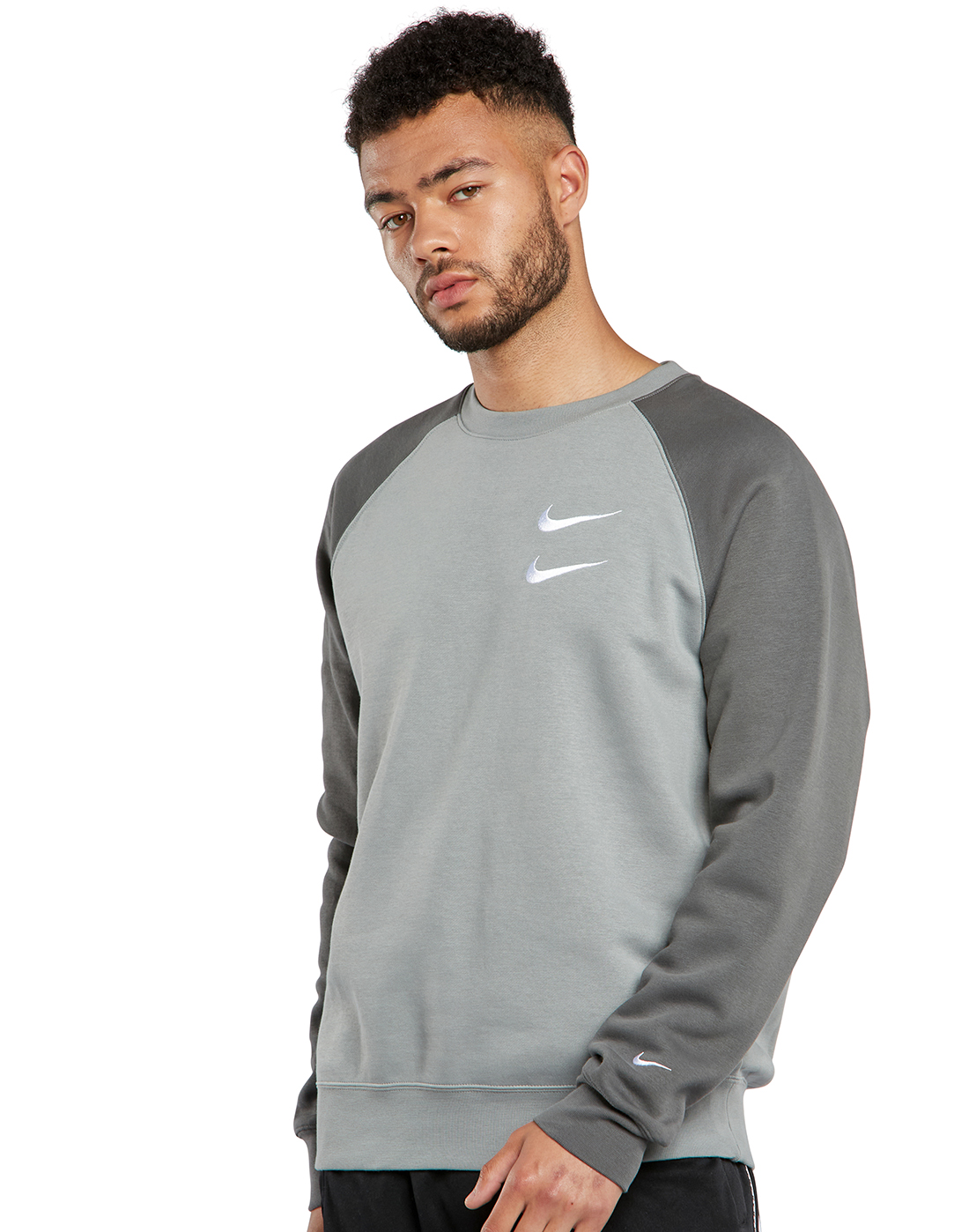 nike sportswear swoosh crew sweatshirt men's