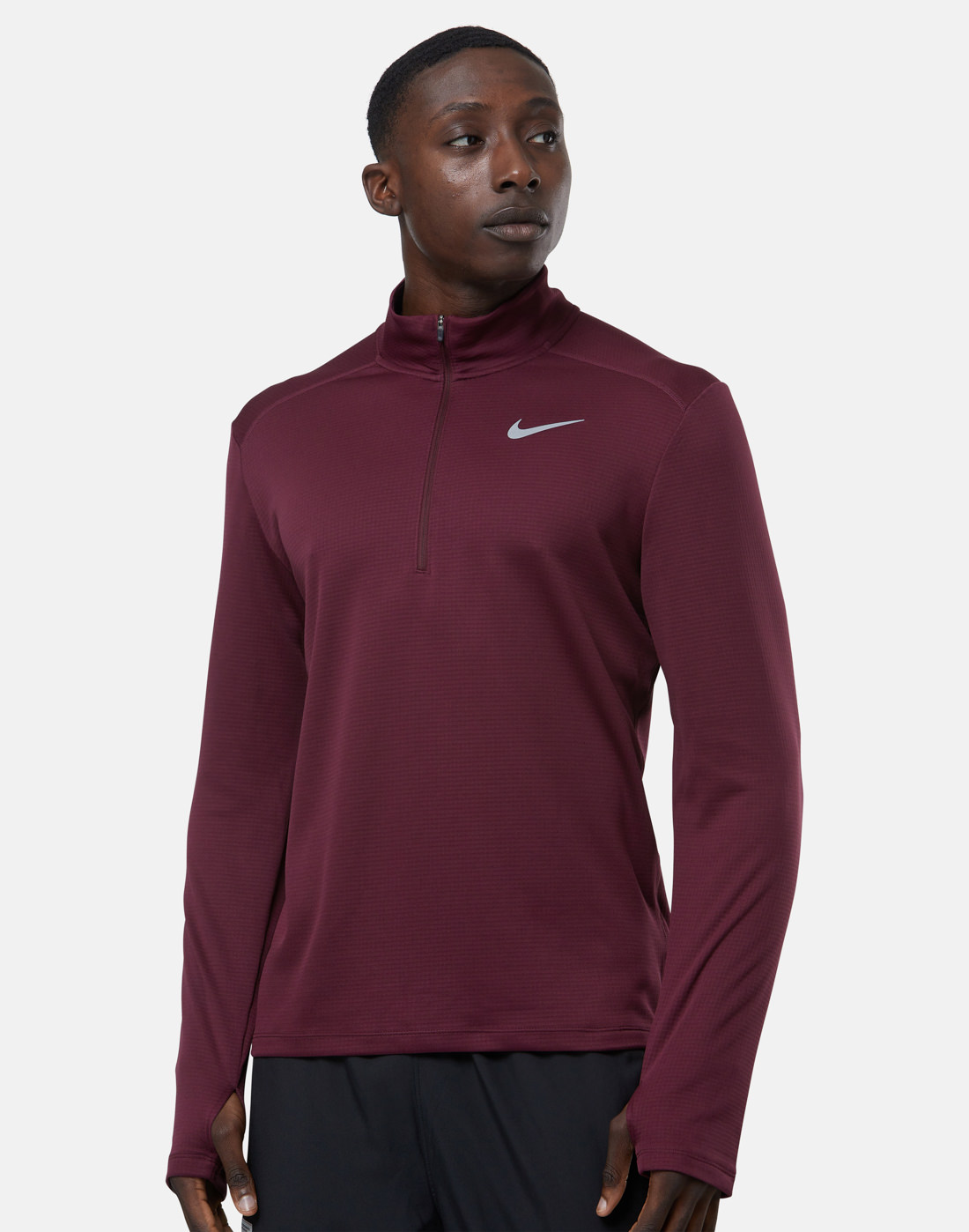 Nike Mens Pacer Half Zip Top - Red | Life Style Sports IE