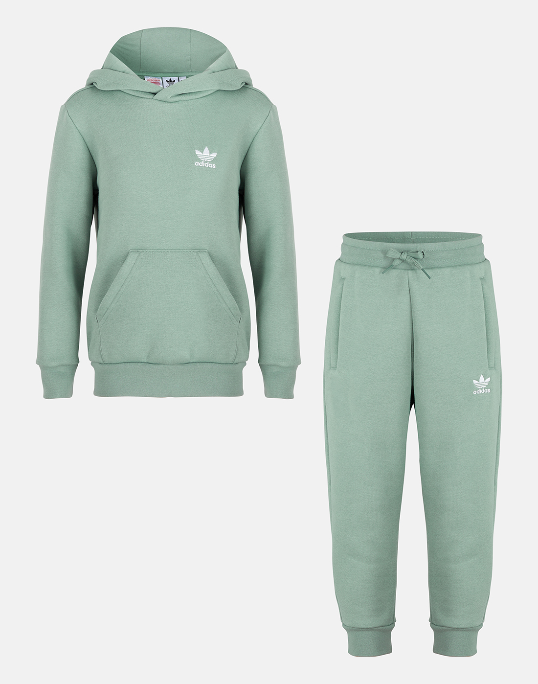 adidas Originals Younger Kids Trefoil Essentials Tracksuit - Green ...