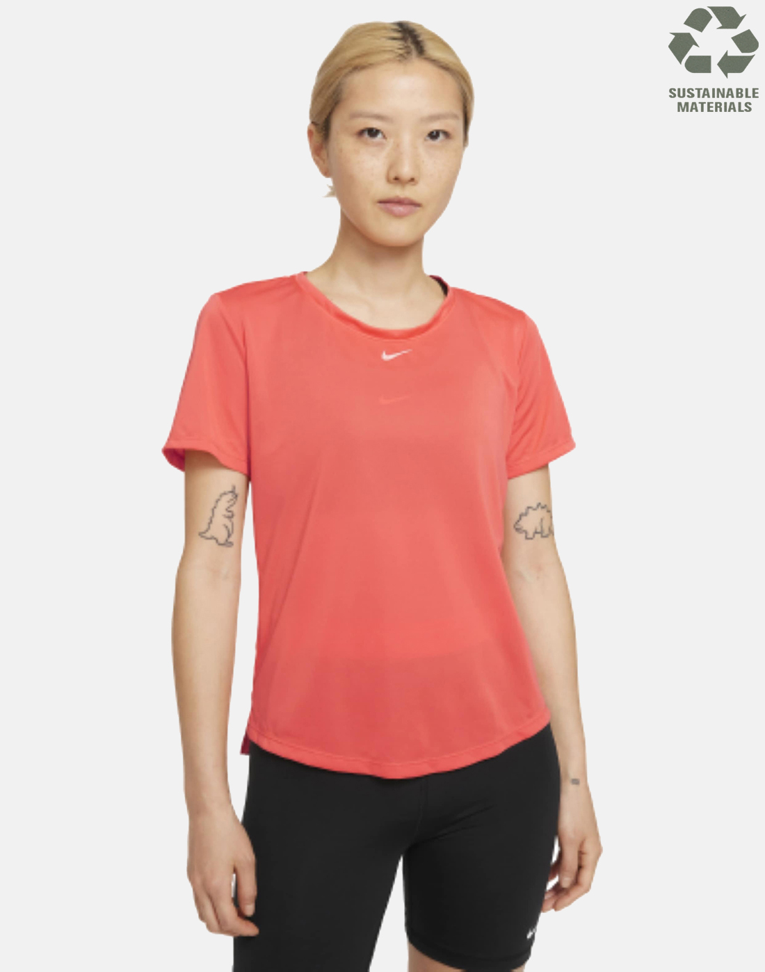 Nike Womens One T-shirt - Orange | Life Style Sports UK