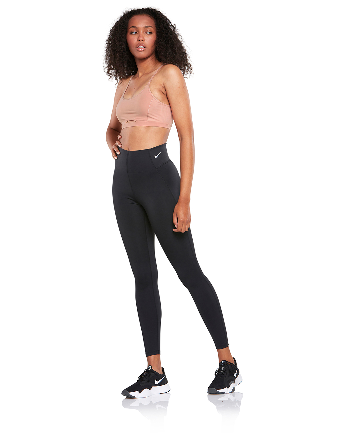 nike performance sculpt tights black